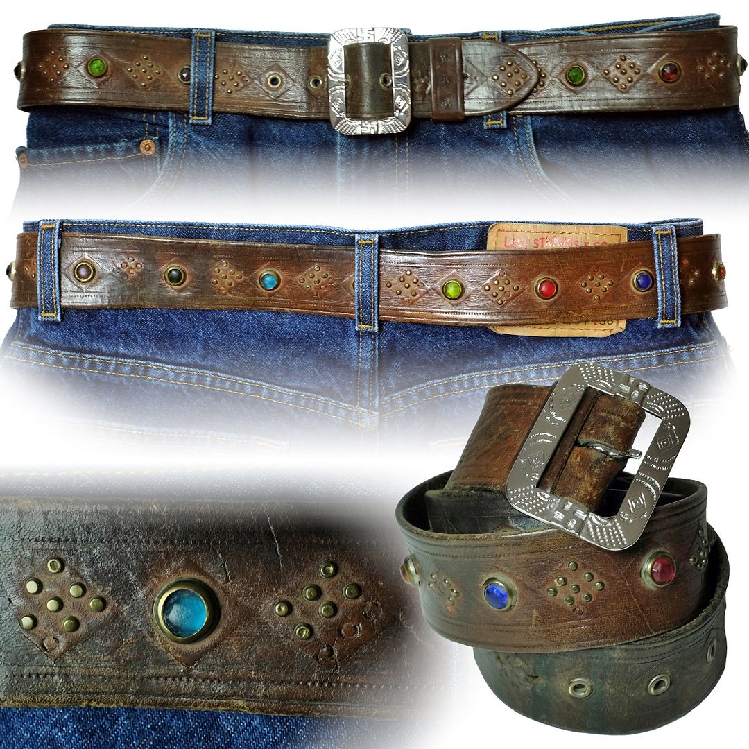 お買い得モデル Studded 1930s Jeweled Blog Vintage-Haberdashers | Belt Western 小物